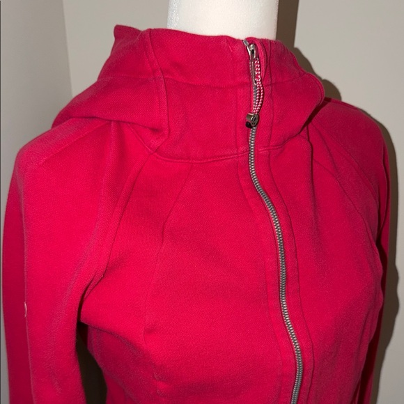 Lululemon Scuba Dark Pink Zip-Up Hoodie 10 - Picture 2 of 5